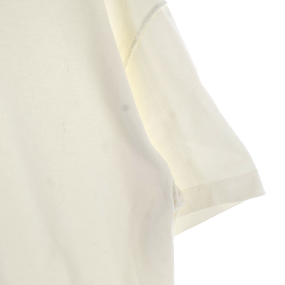 LOUIS VUITTON(ルイヴィトン) LVエンボスロゴインサイドアウト クルーネック半袖Tシャツカットソー ホワイト RM252MQ DT3 HNY55W