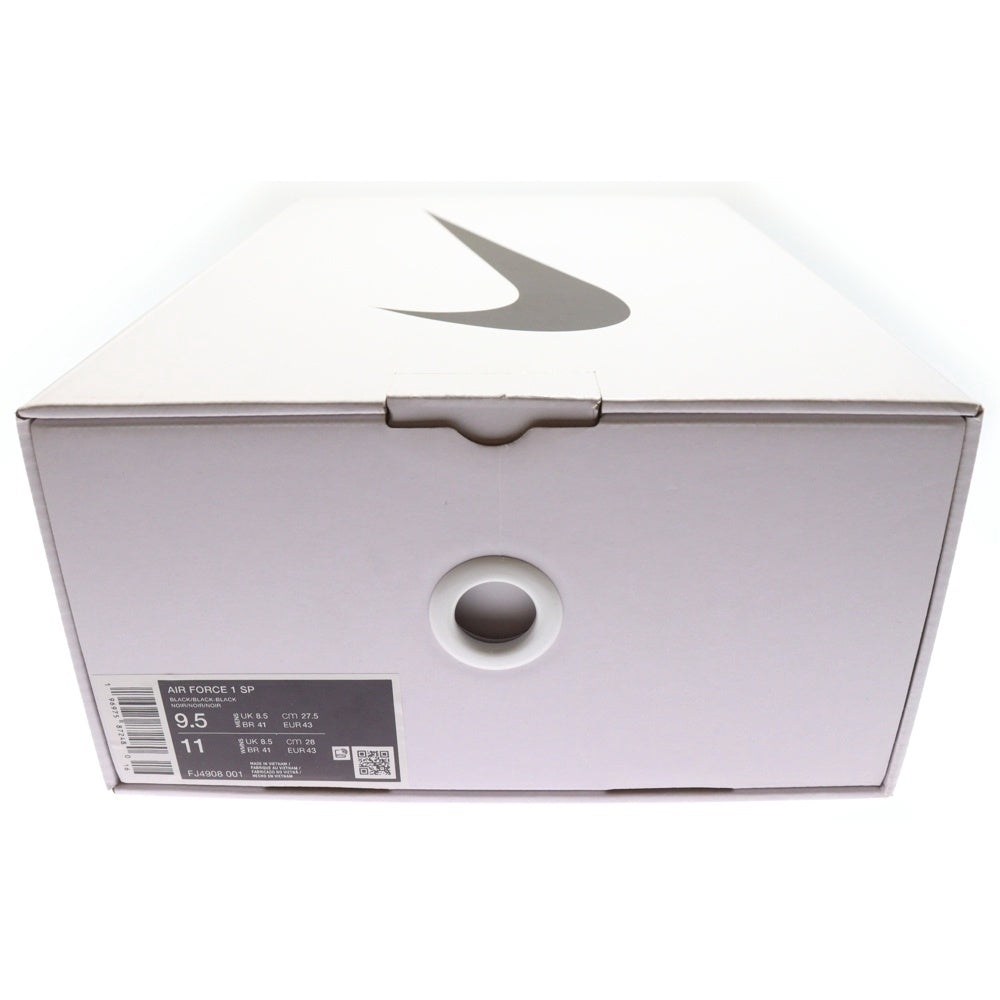 NIKE(ナイキ) ×1017 ALYX 9SM Air Force 1 Low 1017アリクス9SM エアフォース1 ローカットスニーカー ブラック US9.5/27.5cm FJ4908-001