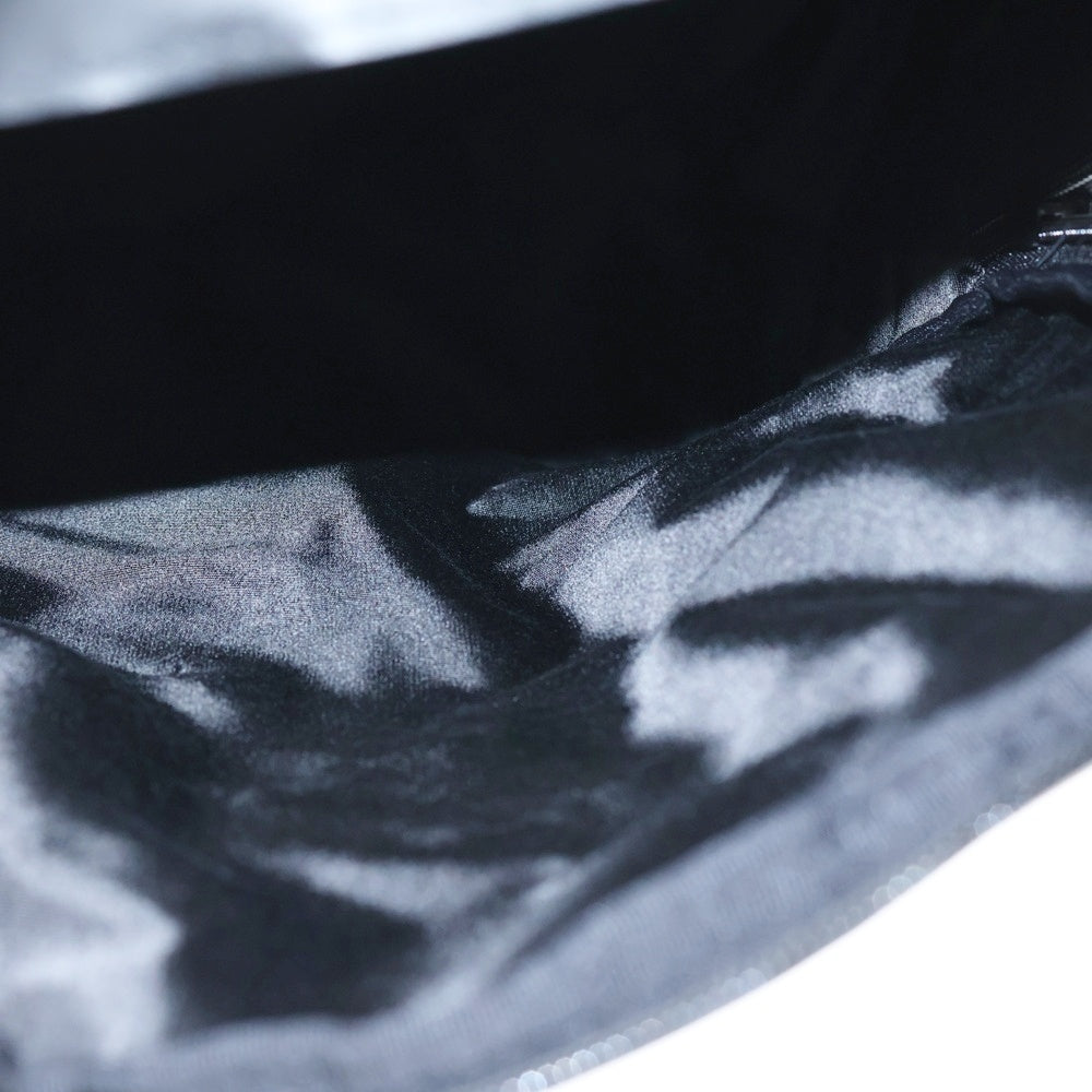 DUREN(デューレン) スタッズ付き クリンクルレザー バックパック リュック ブラック