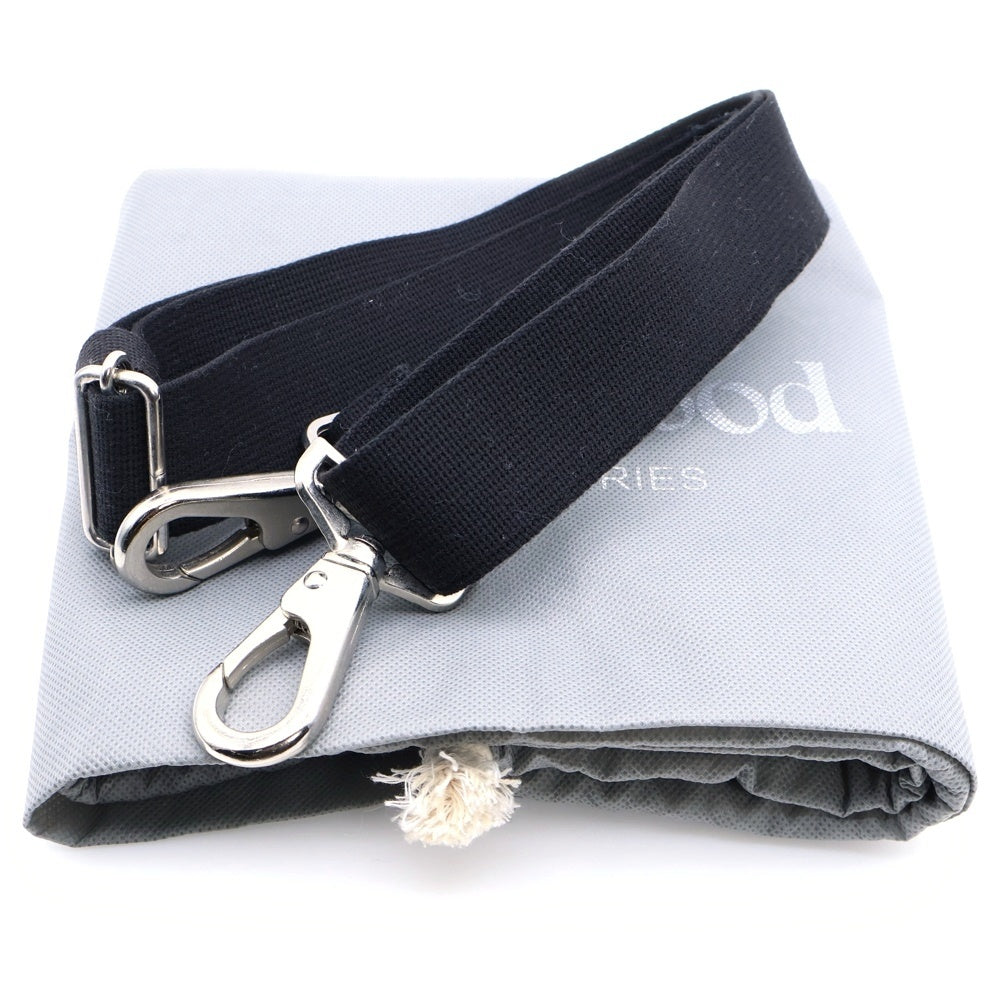 Vivienne Westwood Red Label(ヴィヴィアンウエストウッドレッドレーベル) ロゴ刺繍 キャンバスハンドショルダートートバッグ ブラック