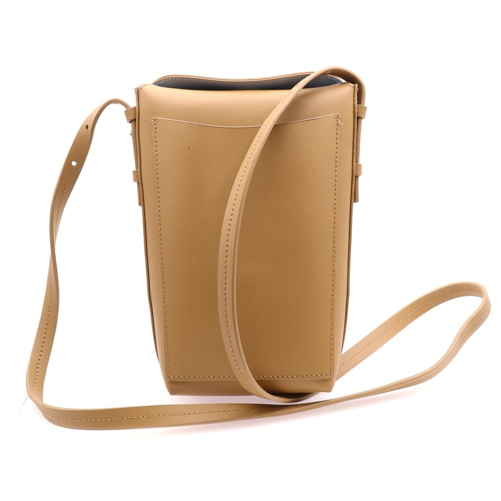 CAMPER(カンペール) レザーパンチングメッシュ ショルダーバッグ ブラウン/ライトブルー 52684-33 レディース