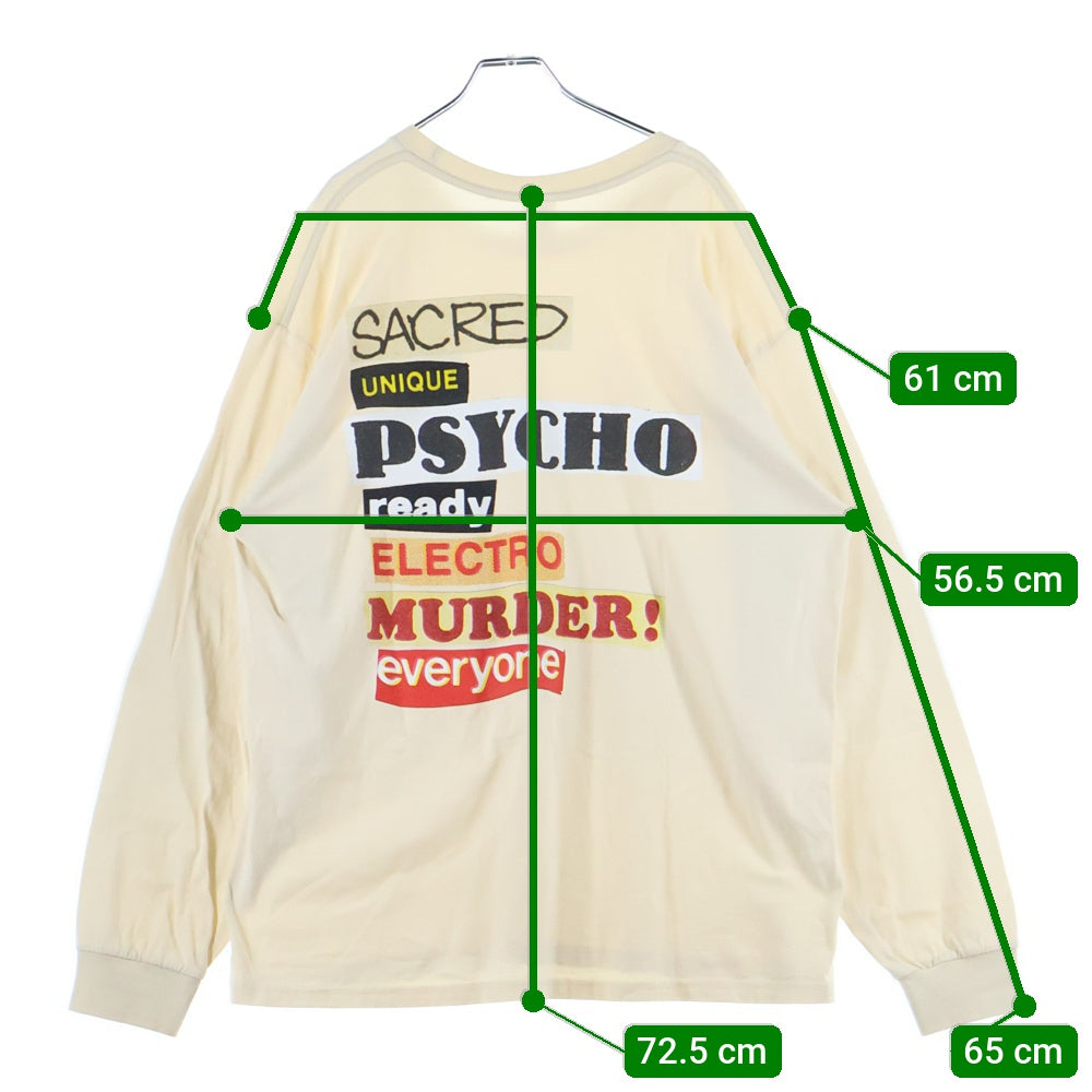 SUPREME(シュプリーム) 20SS Sacred Unique L/S Tee セイクリッド ユニーク ロングスリーブ クルーネック 長袖Tシャツ カットソー ベージュ