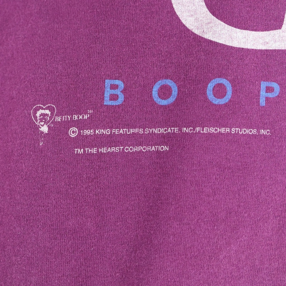 VINTAGE(ヴィンテージ) 90s BETTY BOOP HEART ベティ Tシャツ 半袖カットソー レッド