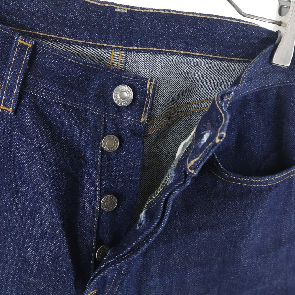 Levi's VINTAGE CLOTHING(リーバイス ビンテージ クロージング) 66501-0146 1966モデル ボタン裏3015 日本製 両面BIG E 赤耳セルビッチ ボタンフライ ストレートデニムパンツ インディゴ
