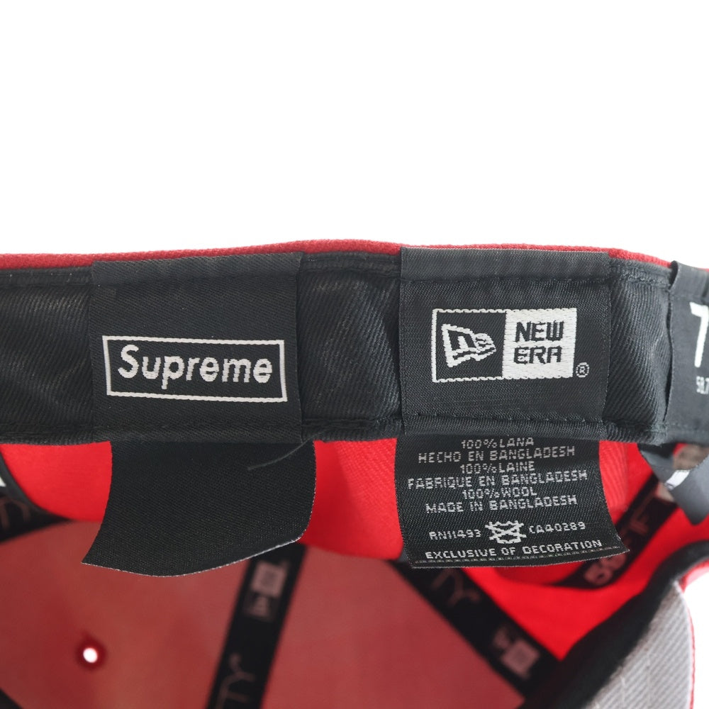 SUPREME(シュプリーム) 18AW×NEW ERA 59FIFTY Classic Script Cap ニューエラ クラシックスクリプト キャップ レッド