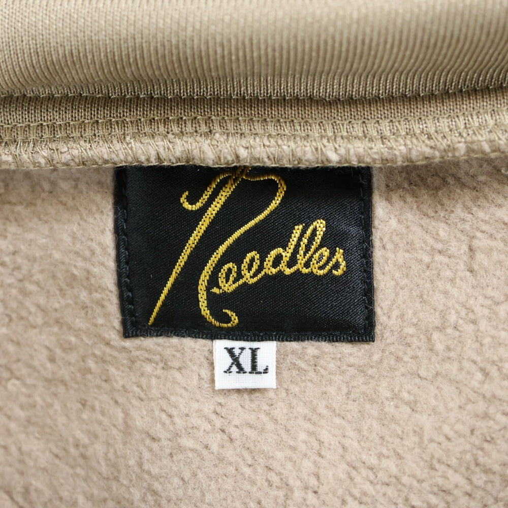 Needles(ニードルス) パピヨン刺繍 中綿 Vネックカーディガン ベージュ LQ249