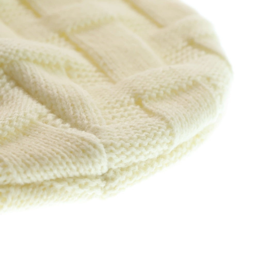 SUPREME(シュプリーム) 19AW Basket Weave Beanie バスケット ウェーブ ビーニー ニット帽 ホワイト