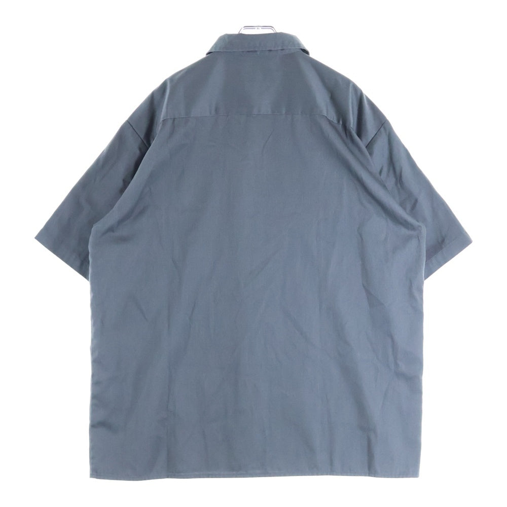 WACKO MARIA(ワコマリア) 24SS ×Dickies WORK SHIRT ディッキーズ 半袖 ワークシャツ グレー 24SS-WMS-DC01