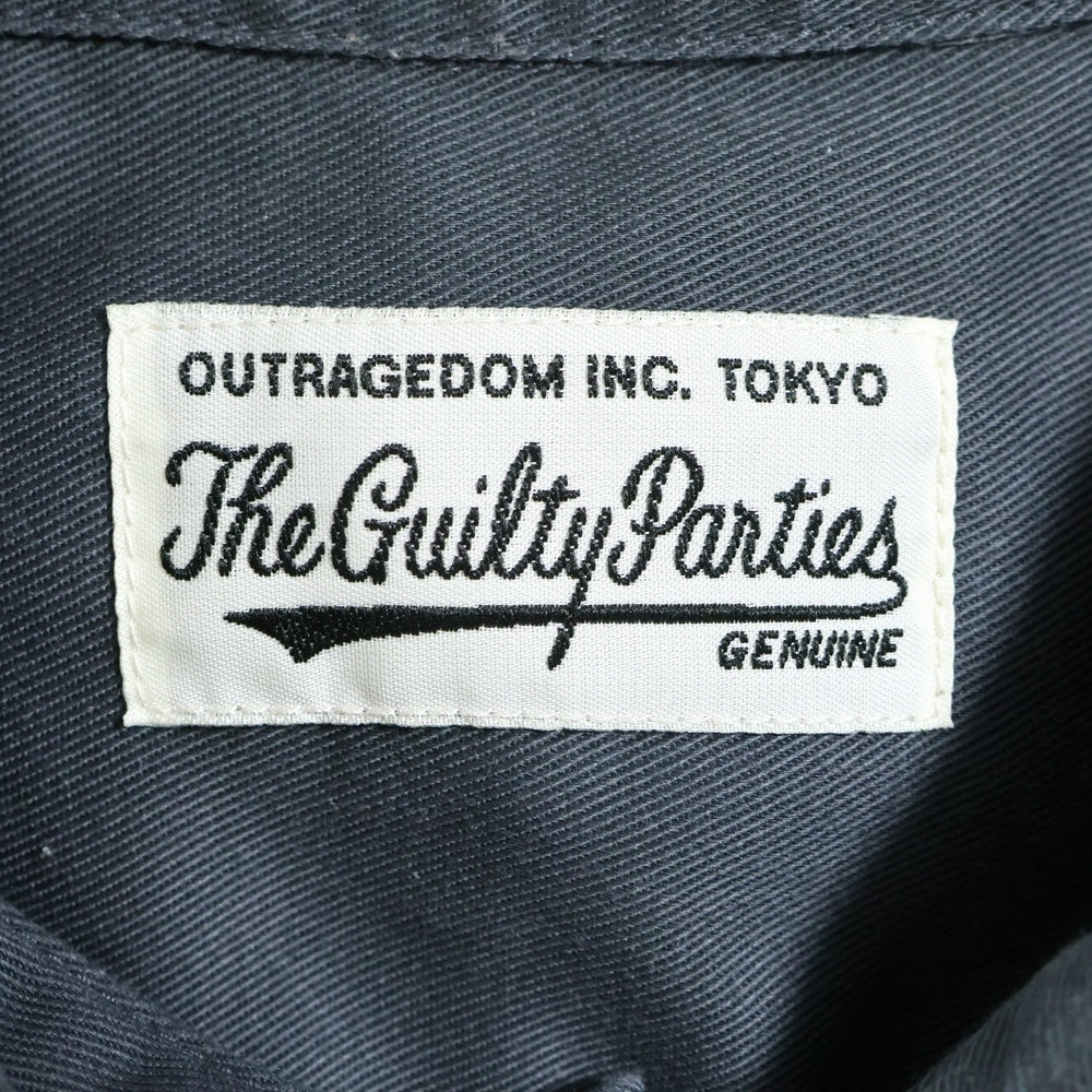 WACKO MARIA(ワコマリア) 24SS ×Dickies WORK SHIRT ディッキーズ 半袖 ワークシャツ グレー 24SS-WMS-DC01