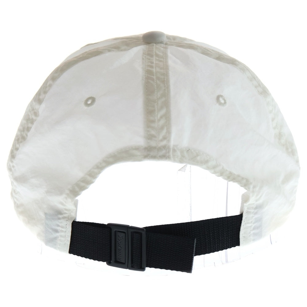 SUPREME(シュプリーム) 20SS Digital Logo 6-Panel デジタルロゴ刺繍 ナイロン 6パネルキャップ ホワイト