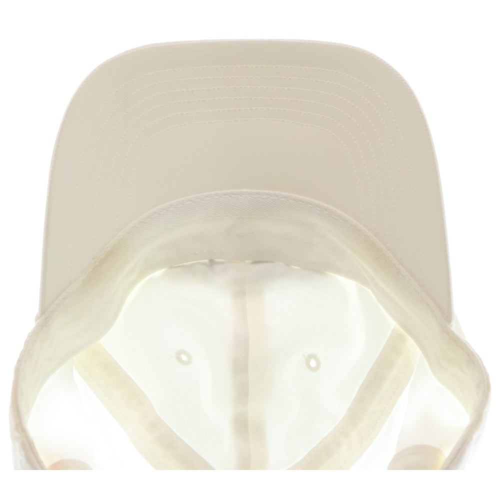 SUPREME(シュプリーム) 20SS Digital Logo 6-Panel デジタルロゴ刺繍 ナイロン 6パネルキャップ ホワイト