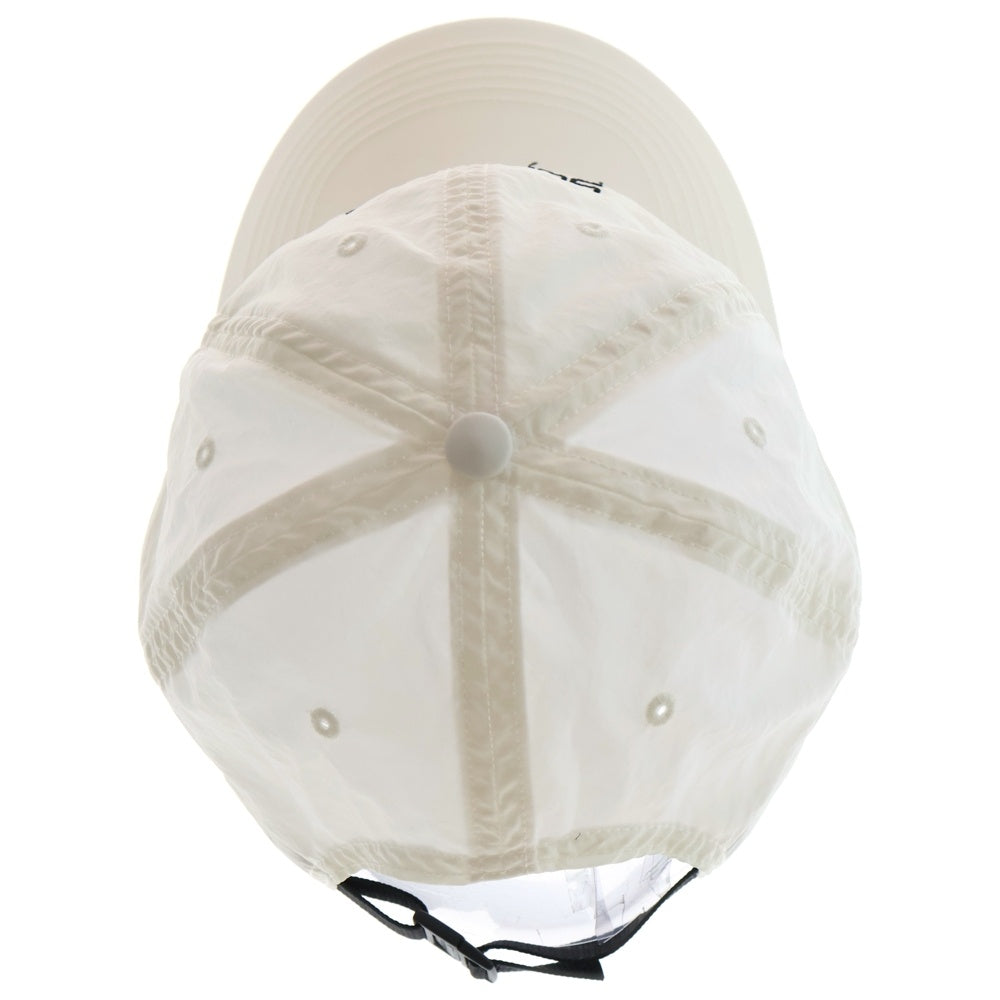 SUPREME(シュプリーム) 20SS Digital Logo 6-Panel デジタルロゴ刺繍 ナイロン 6パネルキャップ ホワイト