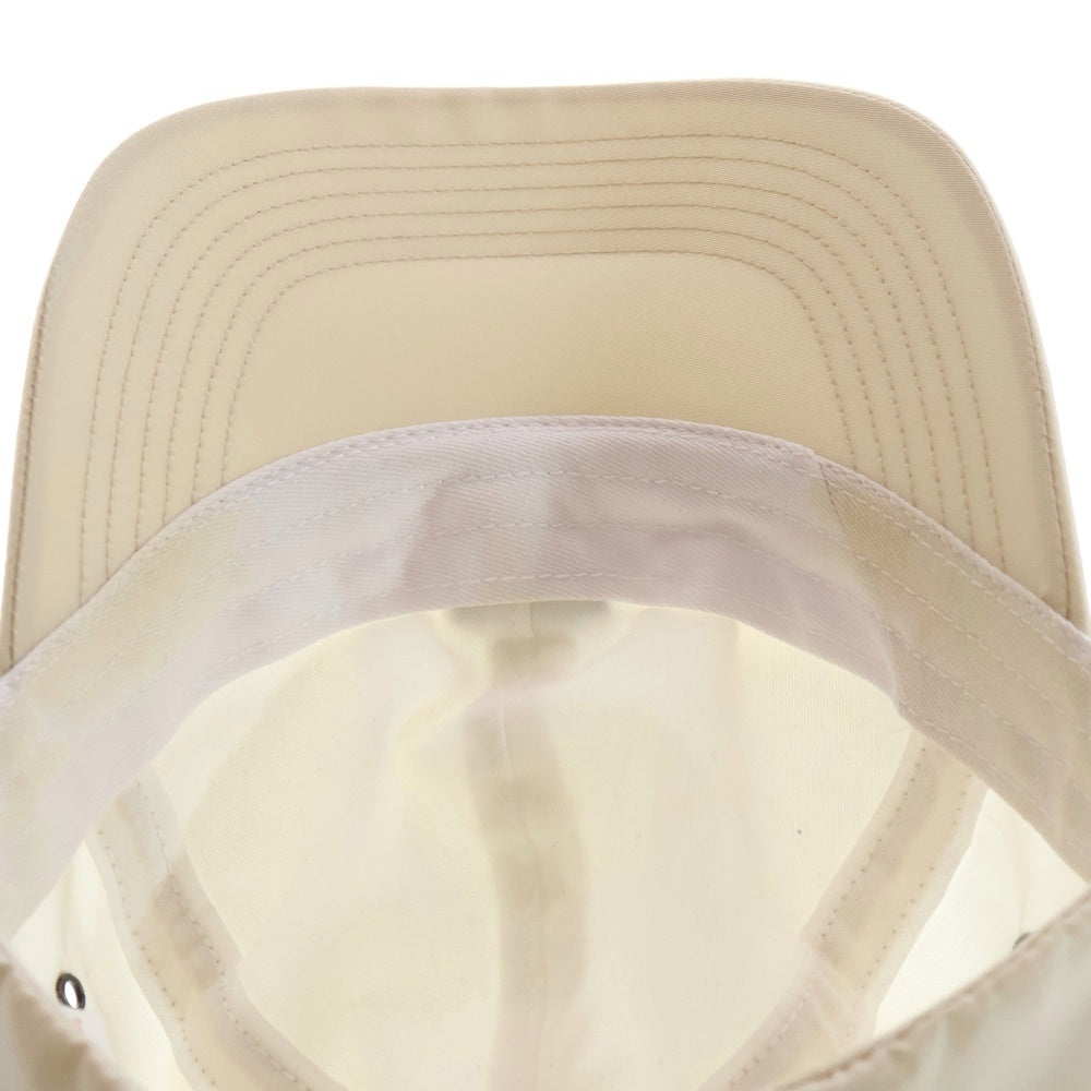 SUPREME(シュプリーム) 23AW Enamel Logo 6-Panel エナメル ロゴ 6パネルキャップ ベージュ