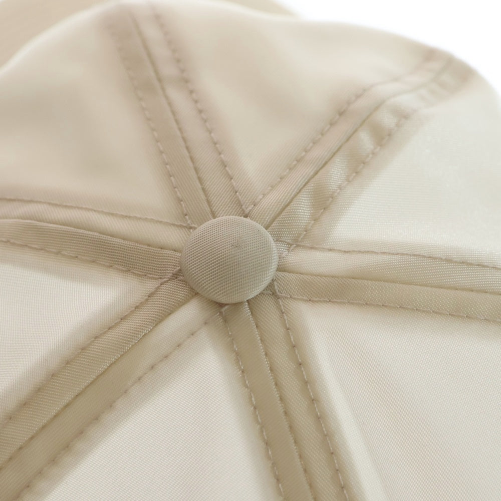 SUPREME(シュプリーム) 23AW Enamel Logo 6-Panel エナメル ロゴ 6パネルキャップ ベージュ