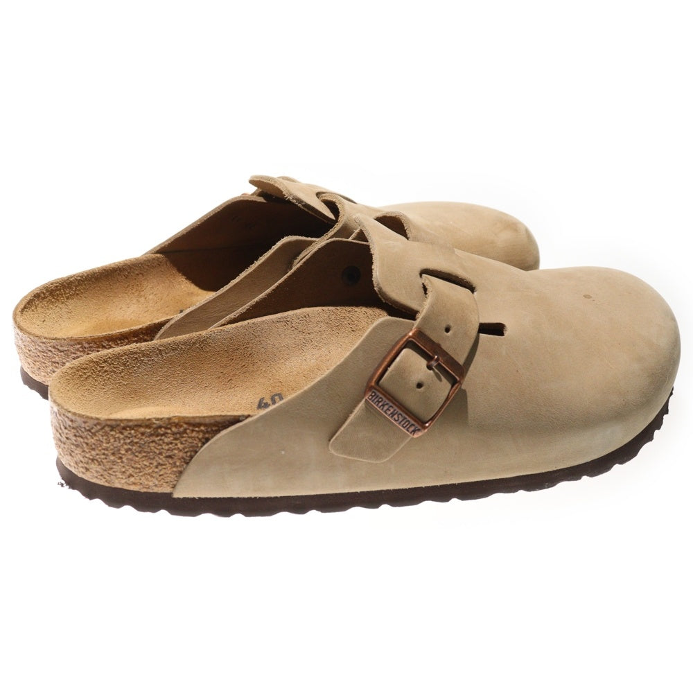 BIRKENSTOCK(ビルケンシュトック) Boston ボストン スウェードレザーサンダル タバコブラウン 0960811