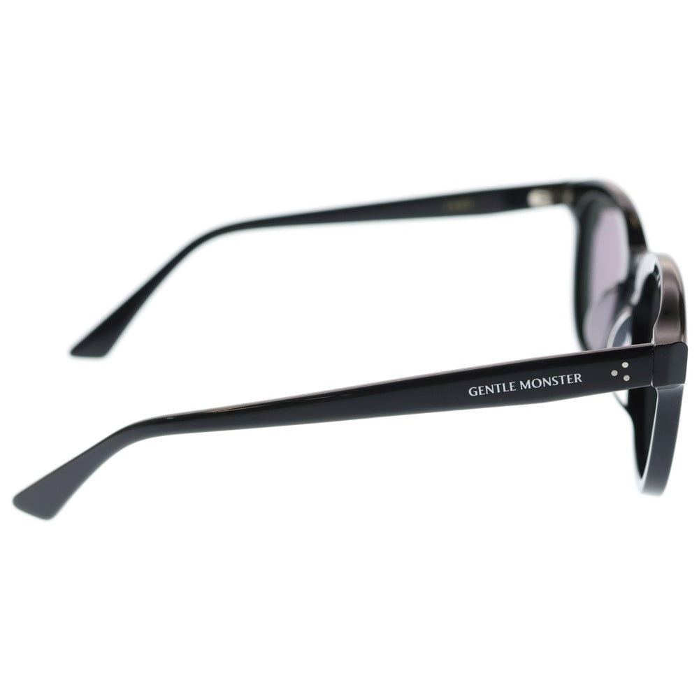 GENTLE MONSTER(ジェントルモンスター) JADE-01 ラウンド アセテートフレーム サングラス 眼鏡 アイウェア ブラック