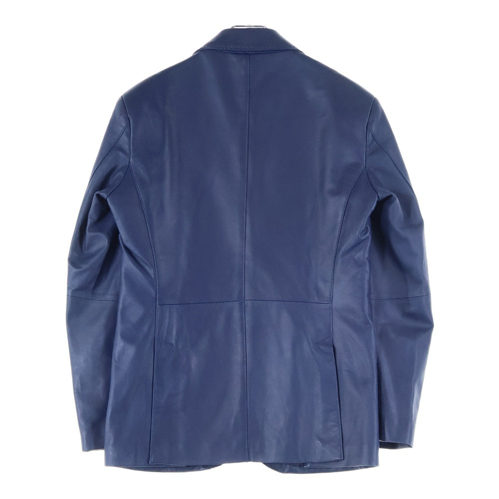 G-STAGE(ジーステージ) シープレザーテーラードジャケット ブルー 601201
