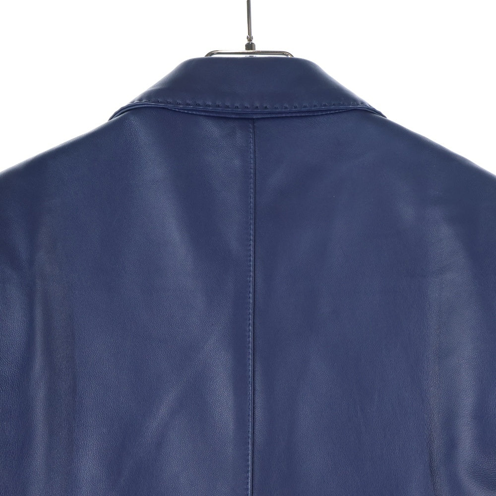 G-STAGE(ジーステージ) シープレザーテーラードジャケット ブルー 601201