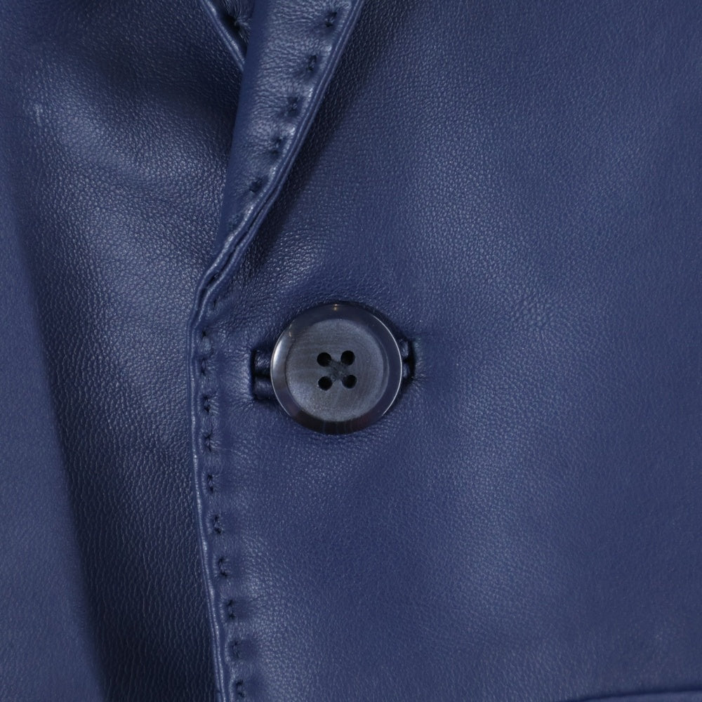 G-STAGE(ジーステージ) シープレザーテーラードジャケット ブルー 601201