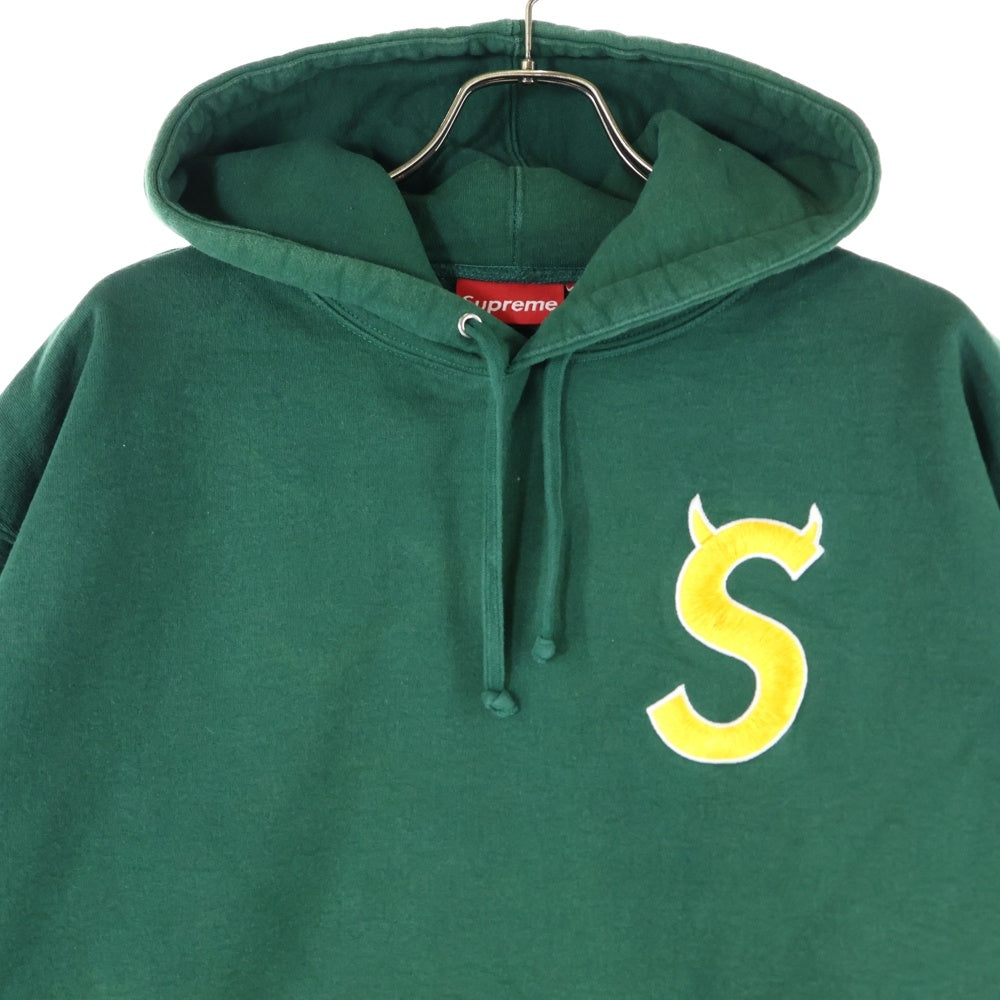 SUPREME(シュプリーム) 22AW S Logo Hooded Sweatshirt Sツノロゴ プルオーバーパーカー フーディ グリーン