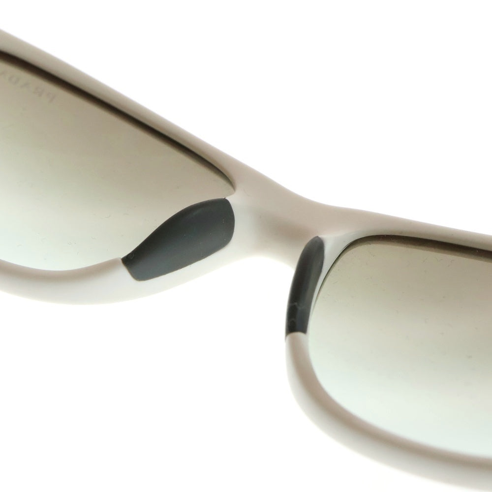 PRADA(プラダ) サイドロゴプリント ウェリントンサングラス アイウェア ホワイト AAI-0A7