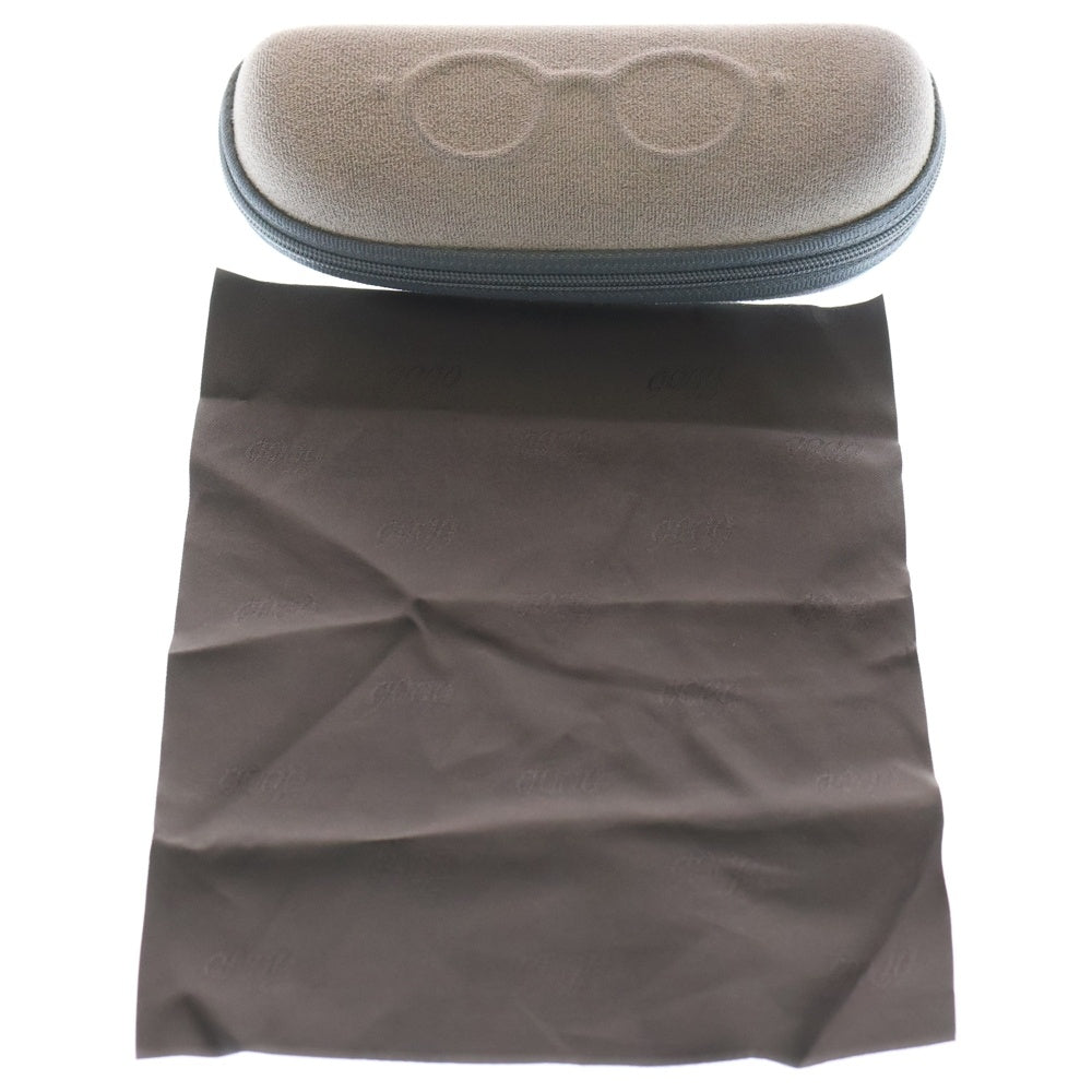 999.9(フォーナインズ) NPM-96 ネオプラスチックフロント チタンフレーム ボストンサングラス メガネ アイウェア グレー/シルバー