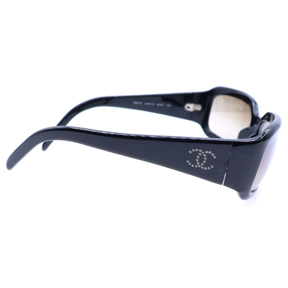 CHANEL(シャネル) サイドロゴココマークラインストーン スクエアサングラス ブラック 5064‐B