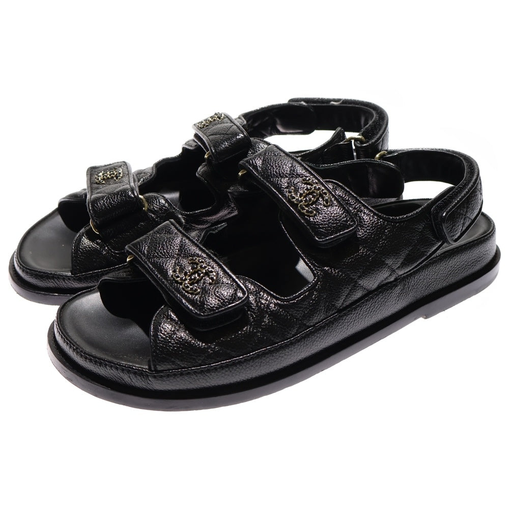 CHANEL(シャネル) ココマーク キャビアスキン キルティングレザー