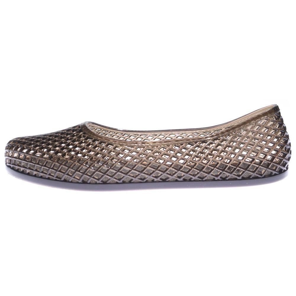 NO BRAND(ノーブランド) ANCIENT GREEK SANDALS エンシェント グリーク サンダルズ ラバーフラットシューズ レディース ブラック IRO-JELLY-BLACK