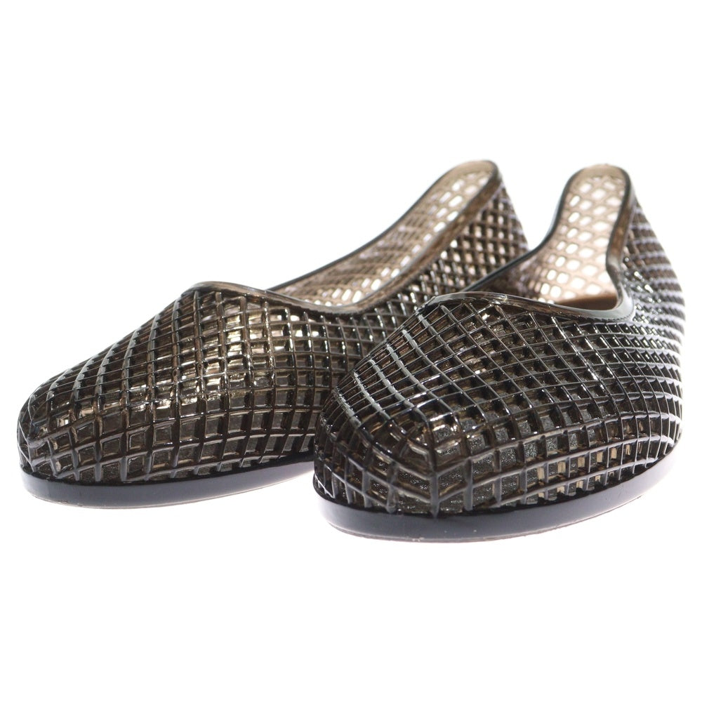 NO BRAND(ノーブランド) ANCIENT GREEK SANDALS エンシェント グリーク サンダルズ ラバーフラットシューズ レディース ブラック IRO-JELLY-BLACK