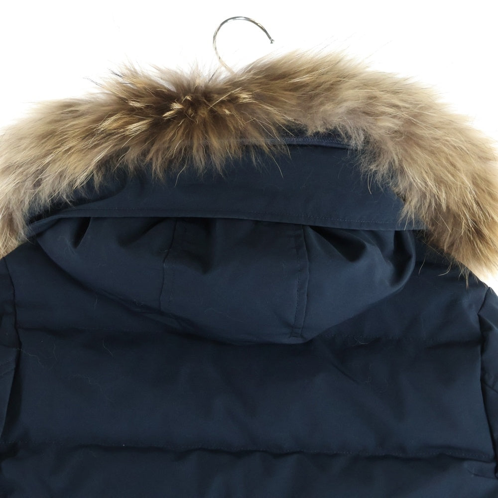 DANTON(ダントン) ファー付き フーデッド中綿ダウンジャケット