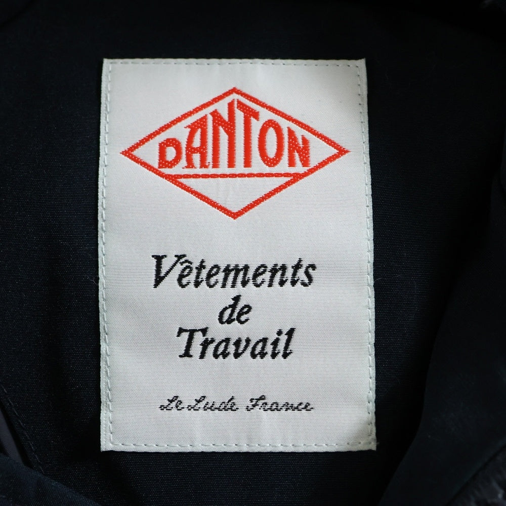 DANTON(ダントン) ファー付き フーデッド中綿ダウンジャケット ネイビー 18A-FA-002 レディース