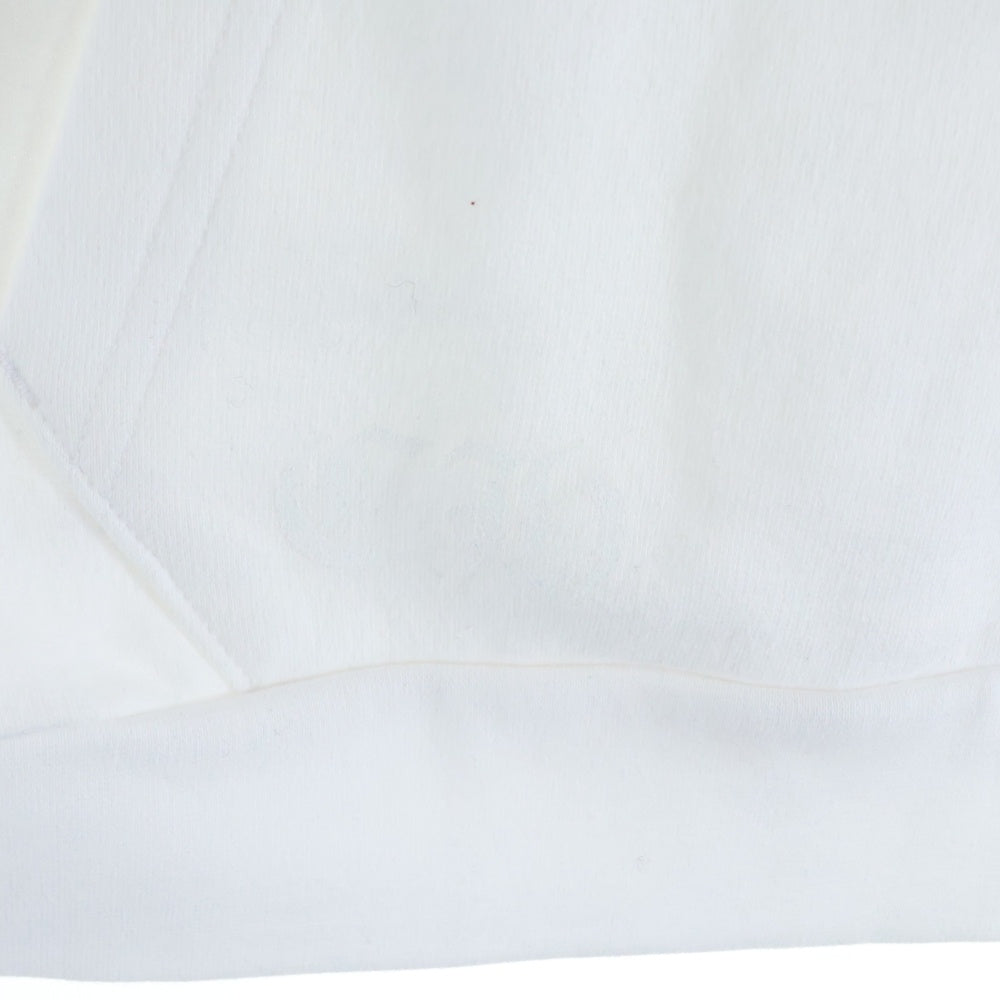 CHROME HEARTS(クロムハーツ) SWTSHRT HD ZIP アームロゴ ジップアップ パーカー ホワイト/ブルー