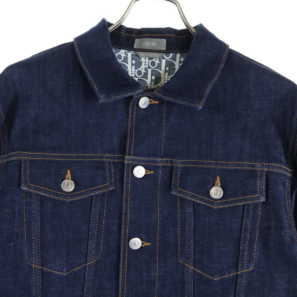 DIOR(ディオール) Oblique Low Cotton Denim Jacket 013D482J226X オブリーク ローコットンデニムジャケット インディゴ