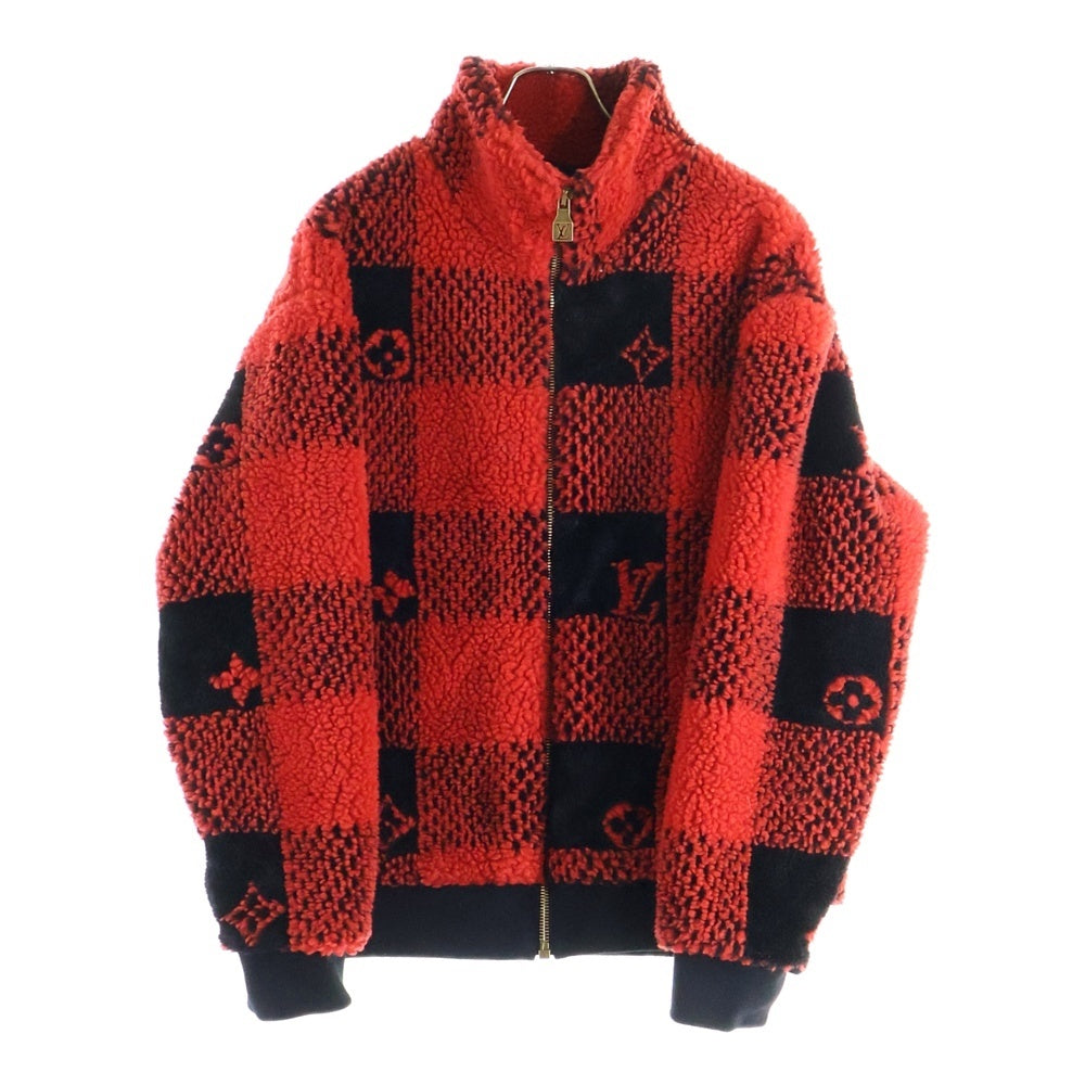 LOUIS VUITTON(ルイヴィトン) 24AW ダミエフリースジャケットブルゾン レッド RM242M NJF HRY86W