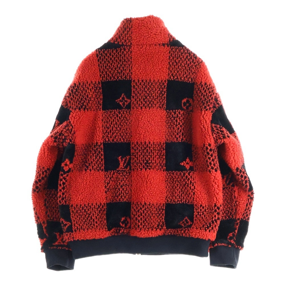 LOUIS VUITTON(ルイヴィトン) 24AW ダミエフリースジャケットブルゾン レッド RM242M NJF HRY86W