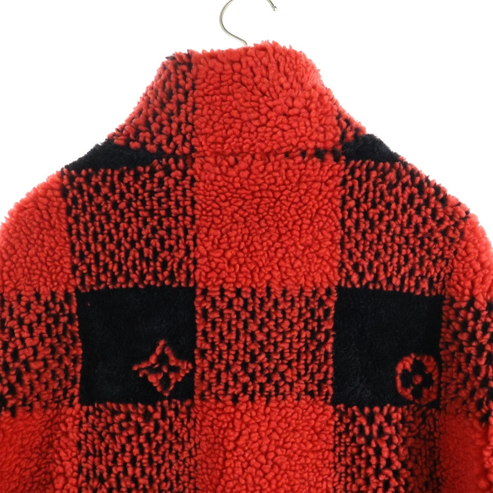 LOUIS VUITTON(ルイヴィトン) 24AW ダミエフリースジャケットブルゾン レッド RM242M NJF HRY86W