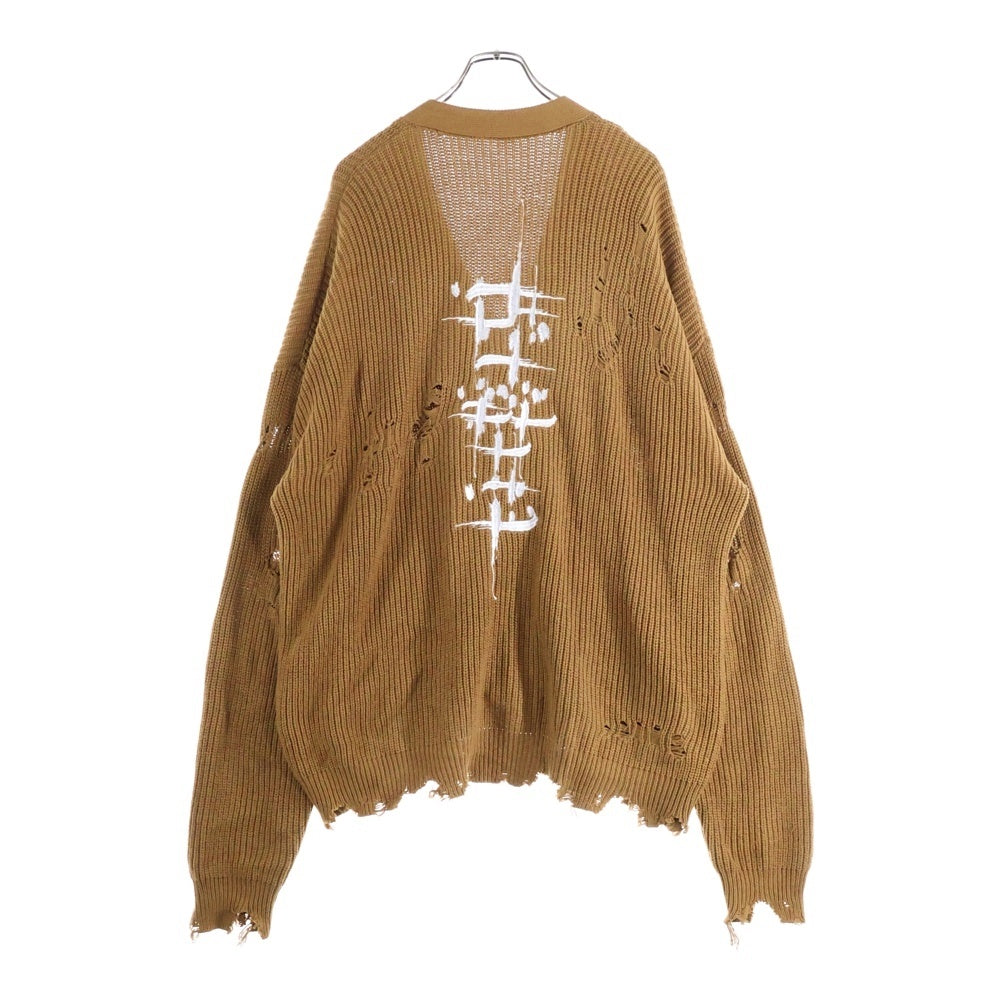 cvtvlist(カタリスト) 24SS KNIT CARDIGAN 刺繍 プリントロゴ