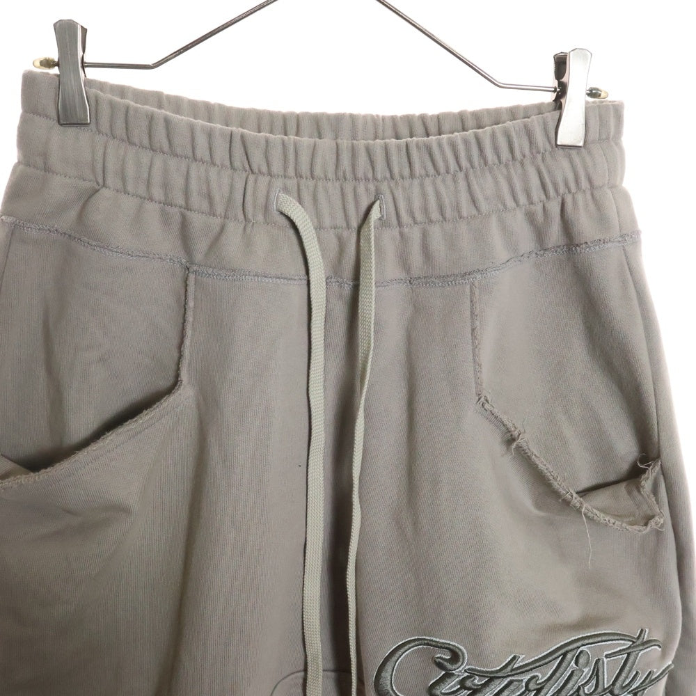 cvtvlist(カタリスト) 25SS 刺繍ロゴ サルエルイージー スウェット