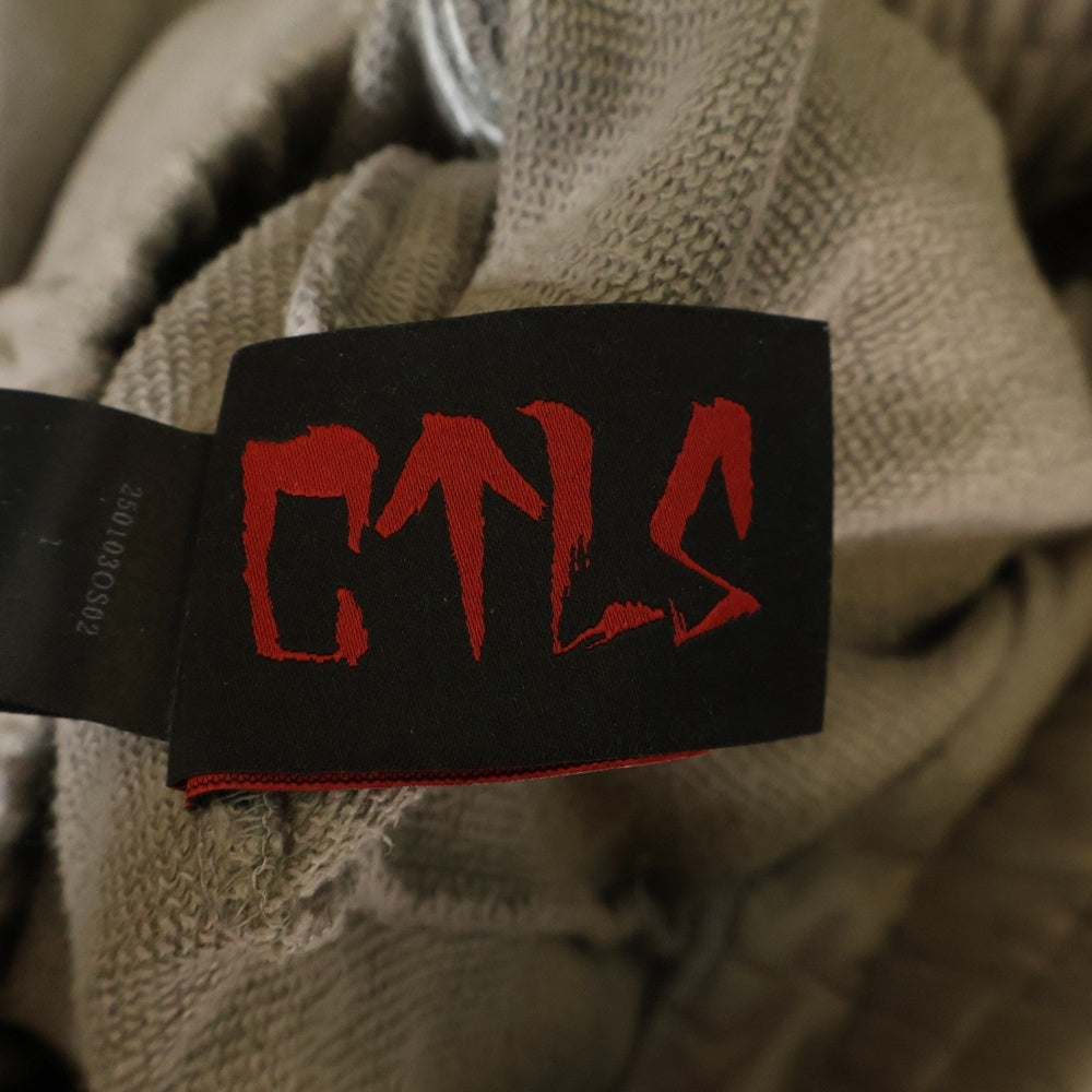 cvtvlist(カタリスト) 25SS 刺繍ロゴ サルエルイージー スウェット