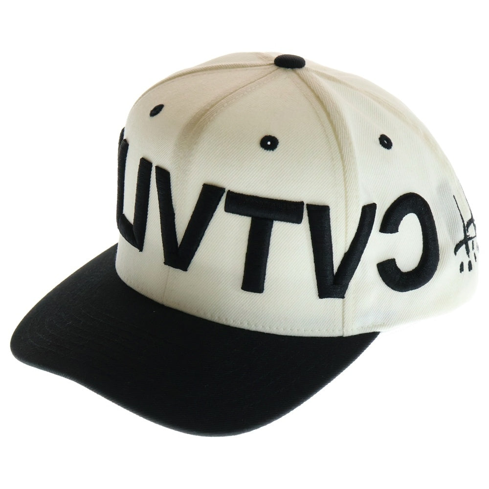 cvtvlist(カタリスト) 23SS レザースナップバック エンブロイダリー キャップ 帽子 ホワイト 2301090501