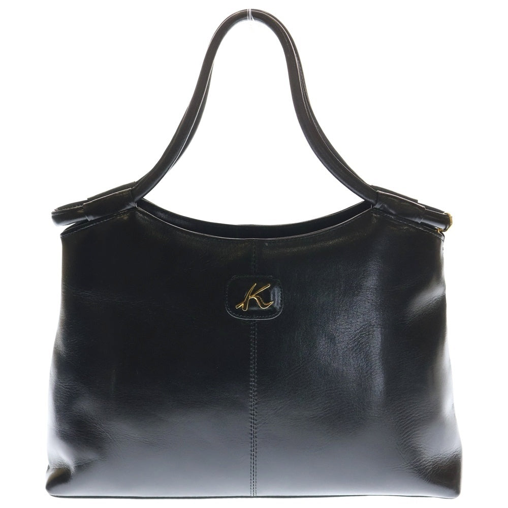 kitamura(キタムラ) レザーハンドバッグ ブラック レディース