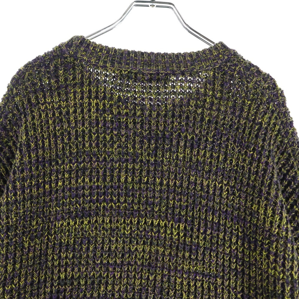 CABaN(キャバン) 20AW コットン カシミヤ ワッフルMIX クルーネック ニット セーター 59-02-04-02011