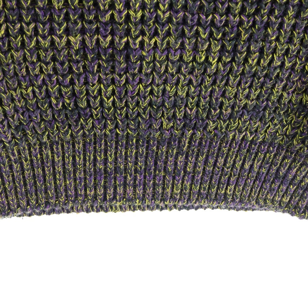 CABaN(キャバン) 20AW コットン カシミヤ ワッフルMIX クルーネック ニット セーター 59-02-04-02011