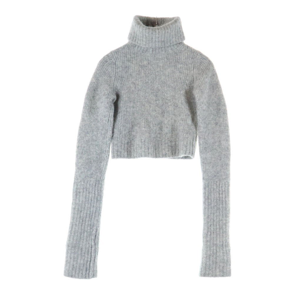 & Other Stories(アンド アザー ストーリーズ) タートルネック クロップド長袖ニット レディース グレー