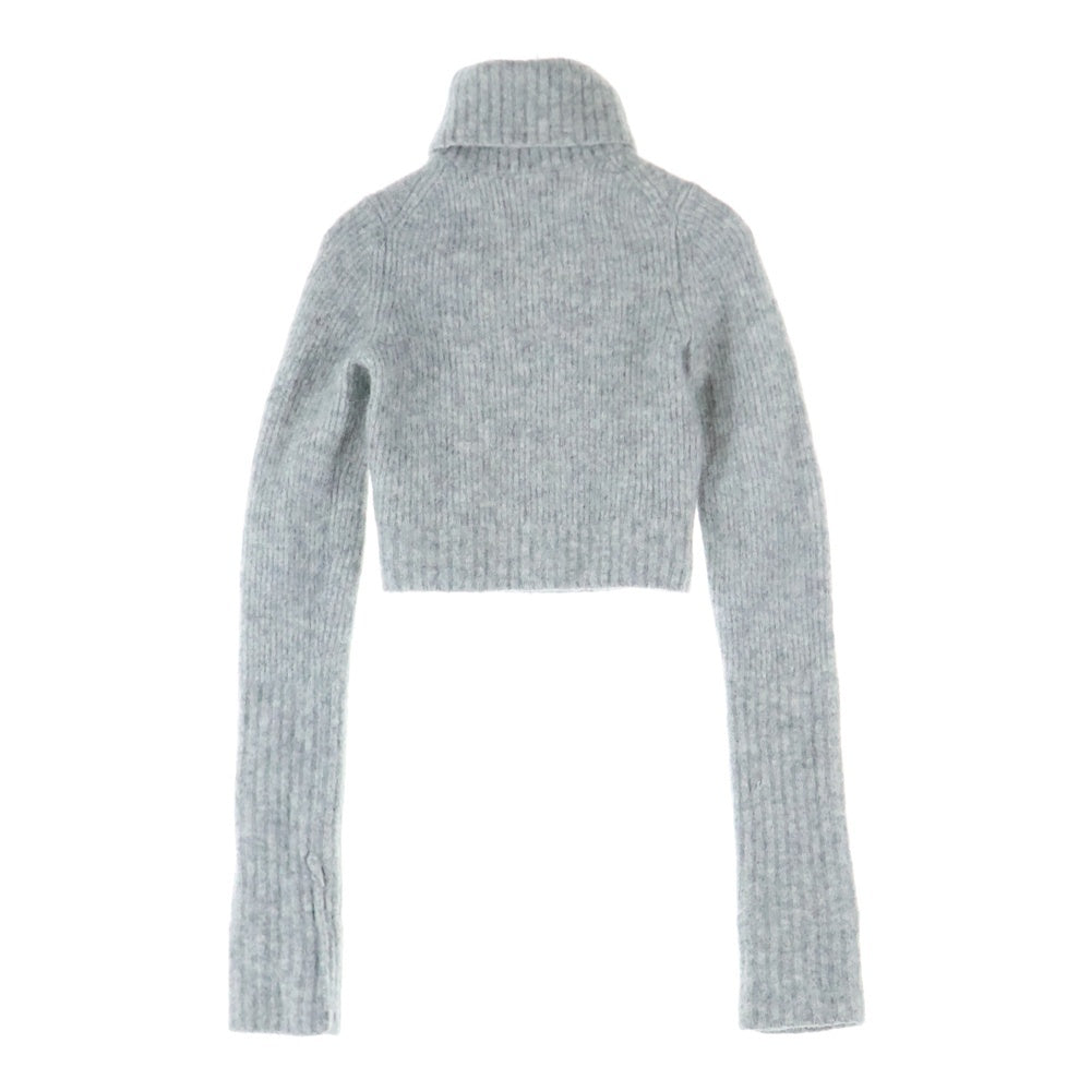 & Other Stories(アンド アザー ストーリーズ) タートルネック クロップド長袖ニット レディース グレー