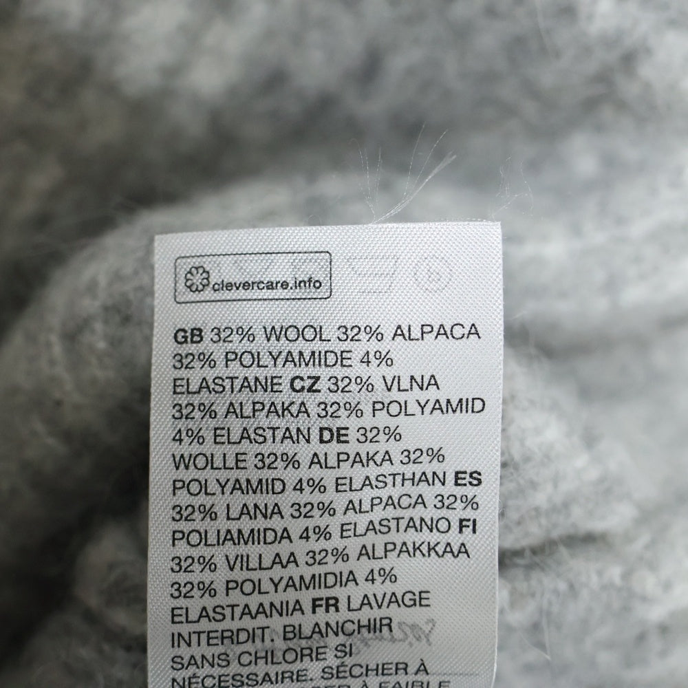 & Other Stories(アンド アザー ストーリーズ) タートルネック クロップド長袖ニット レディース グレー