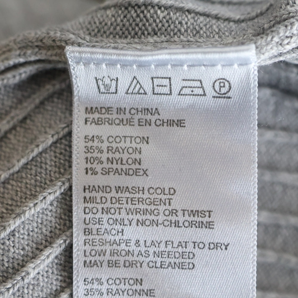 Free People(フリーピープル) リブ編み コットンスリットスカート レディース グレー