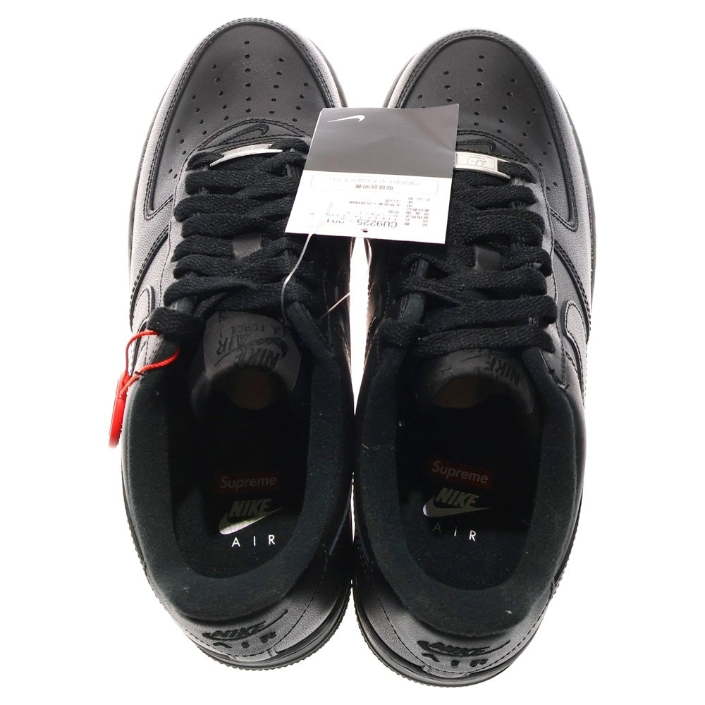 NIKE(ナイキ) ×SUPREME AIR FORCE 1 LOW シュプリーム エアフォース 1 ローカットスニーカー ブラック US8/26cm CU9225-001
