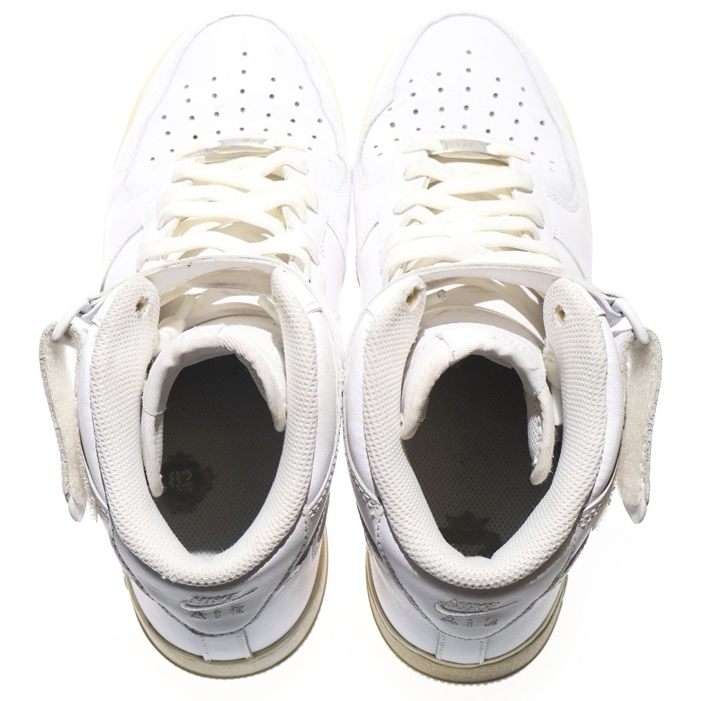 NIKE(ナイキ) AIR FORCE 1 MID 07 エアフォースワン ハイカットスニーカー ホワイト US8.5/26.5cm 315123-111